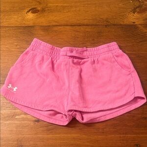 Under Armour kids Athletic Shorts in Pink